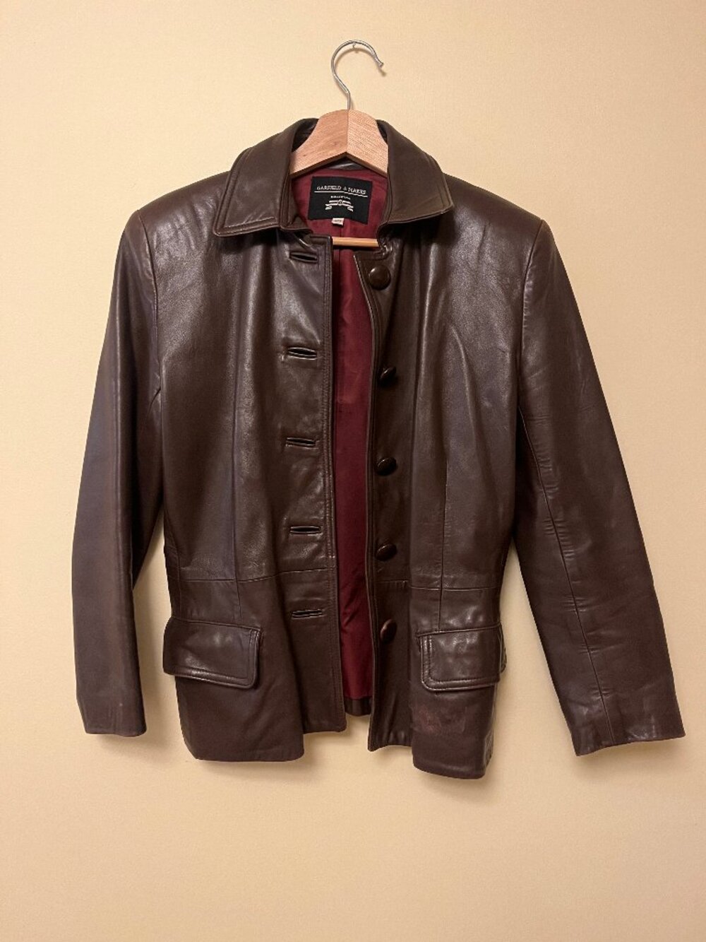 Vintage Brown Leather Jacket